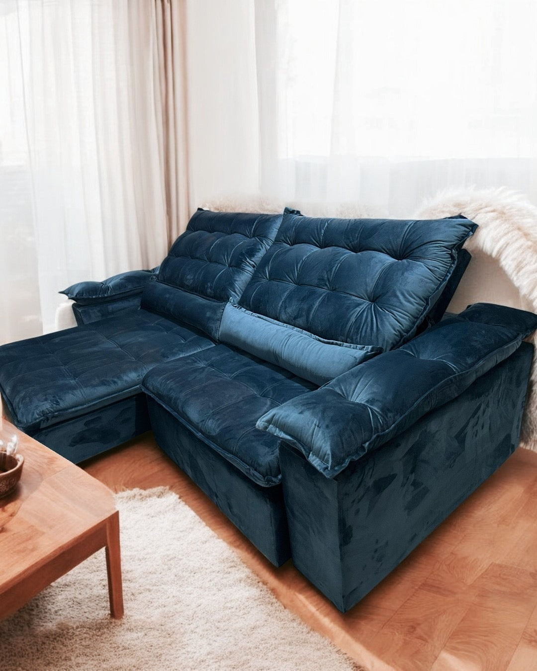 Sofá Retrátil Reclinável